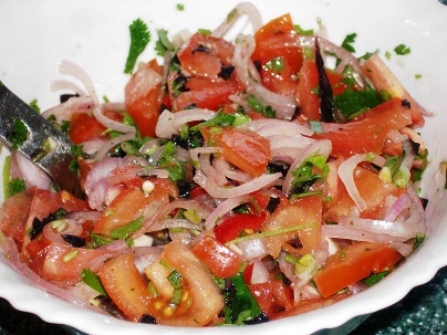 Узбекский салат Аччик чучук